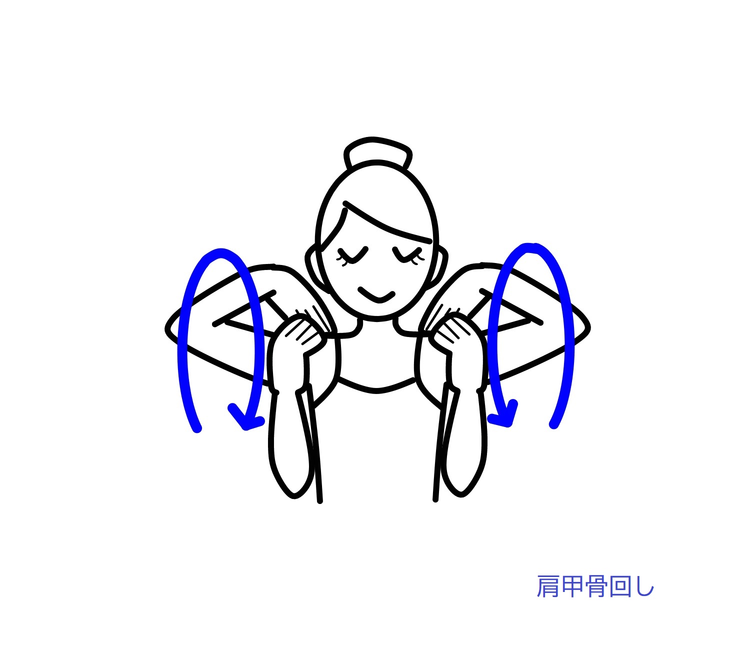 肩甲骨回し