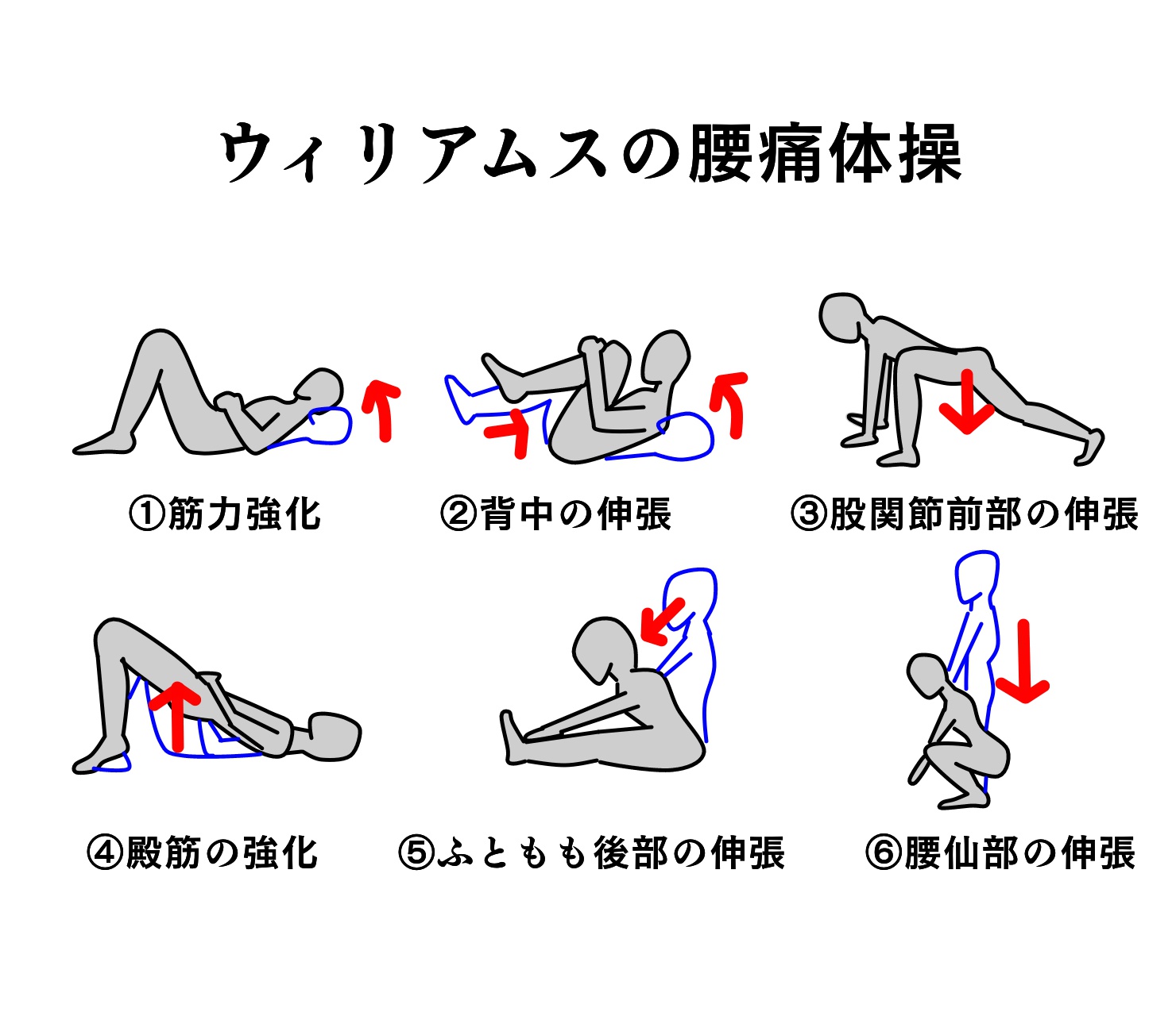 ウィリアムスの腰痛体操